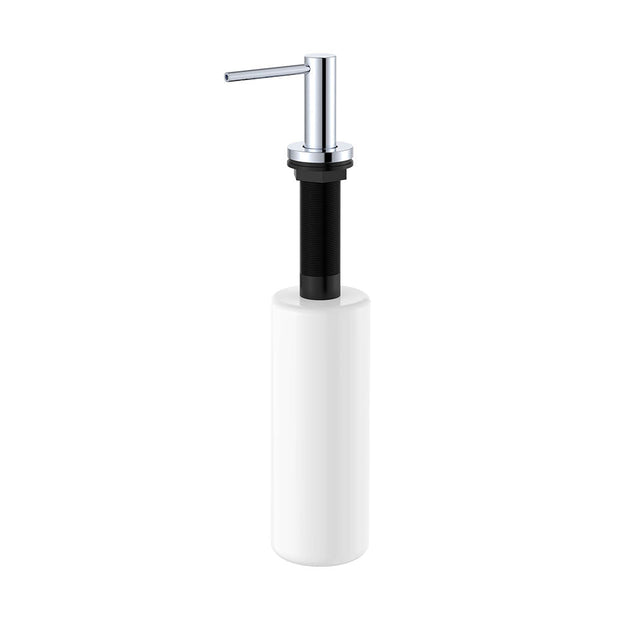 Kaya Bench Mounted Soap Dispenser in Chrome