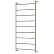 Kaya Heated Towel Rail, 600 x 1200mm in Brushed Nickel