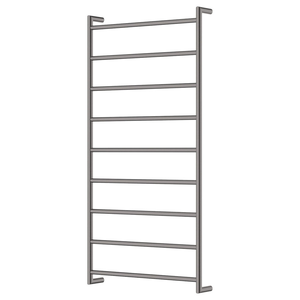 Kaya Heated Towel Rail, 600 x 1200mm in Gun Metal