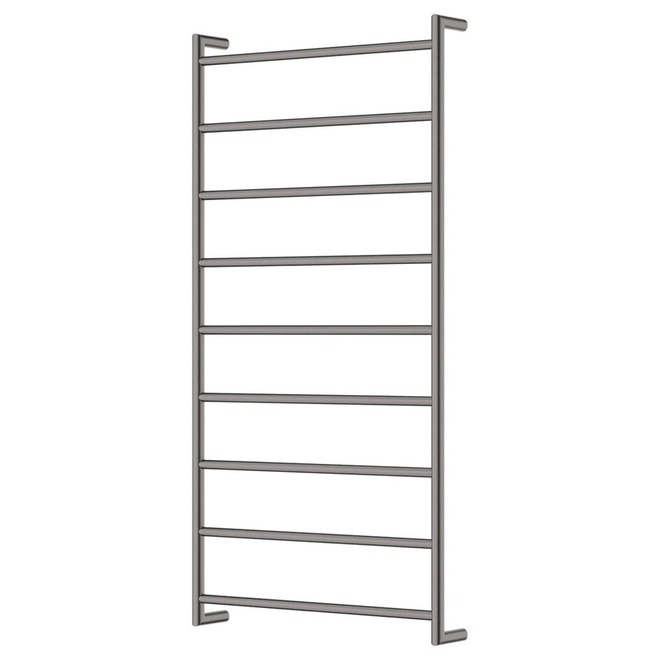Kaya Heated Towel Rail, 600 x 1200mm in Gun Metal