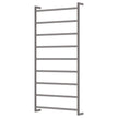 Kaya Heated Towel Rail, 600 x 1200mm in Gun Metal