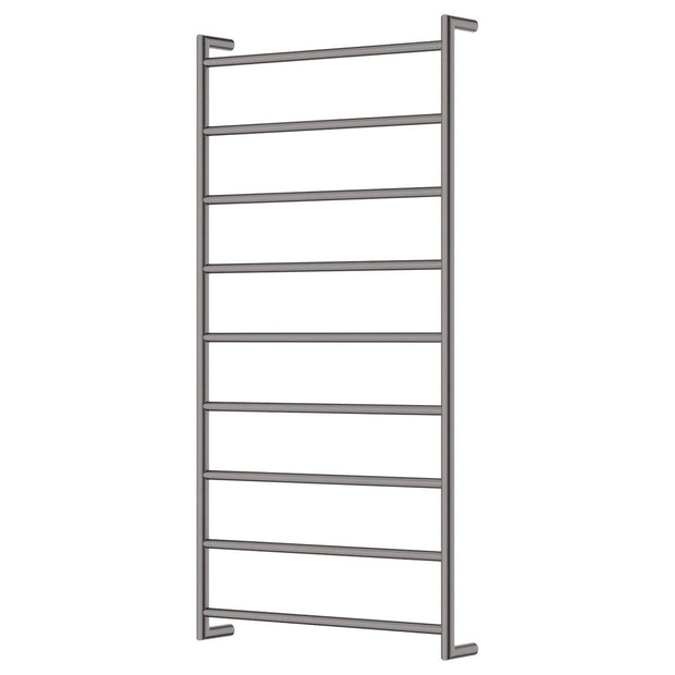 Kaya Heated Towel Rail, 600 x 1200mm in Gun Metal