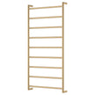 Kaya Heated Towel Rail, 600 x 1200mm in Urban Brass