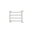 Kaya Heated Towel Rail, 600 x 450mm in Brushed Nickel