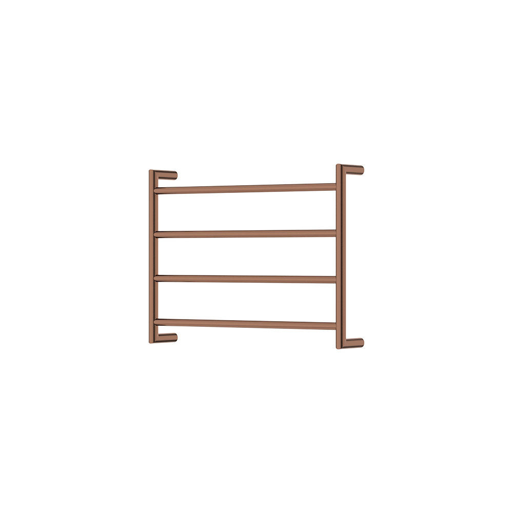 Kaya Heated Towel Rail, 600 x 450mm in Brushed Copper