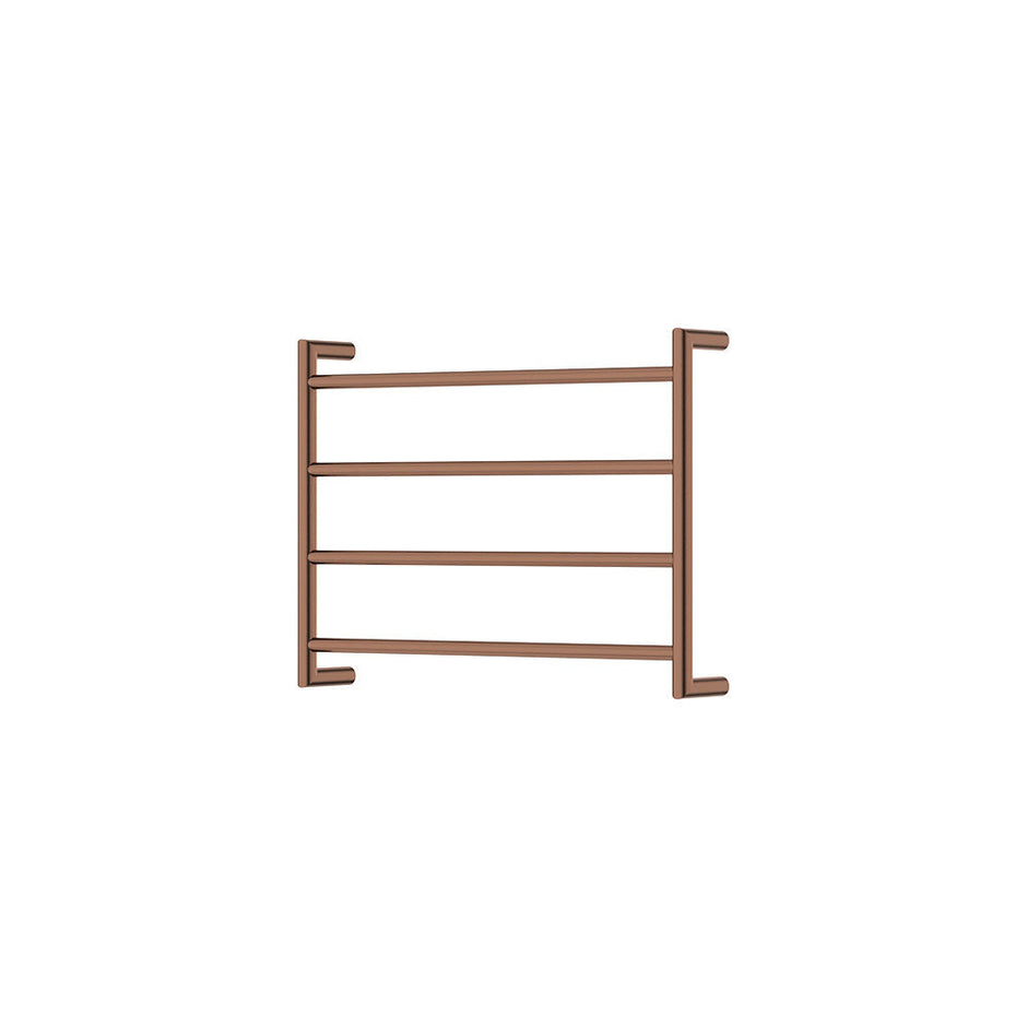 Kaya Heated Towel Rail, 600 x 450mm in Brushed Copper