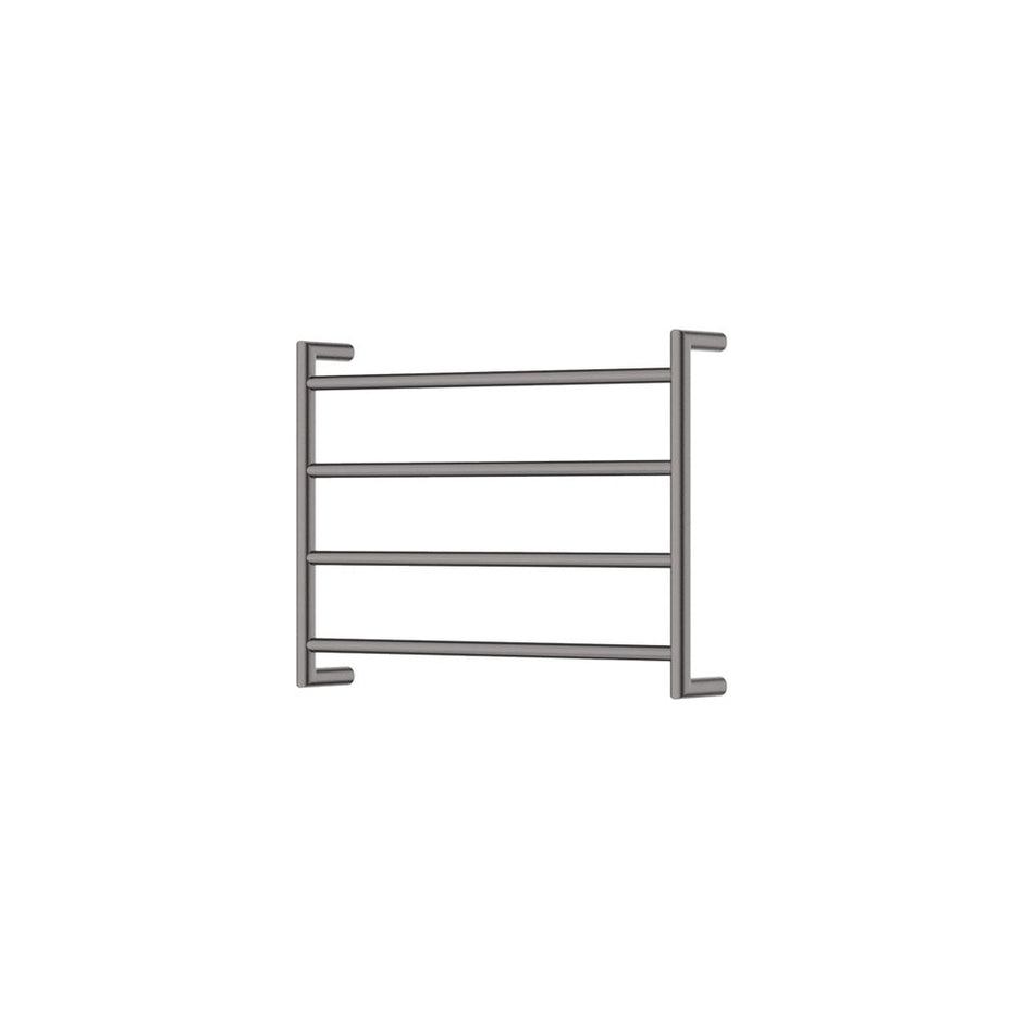 Kaya Heated Towel Rail, 600 x 450mm in Gun Metal