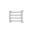Kaya Heated Towel Rail, 600 x 450mm in Gun Metal