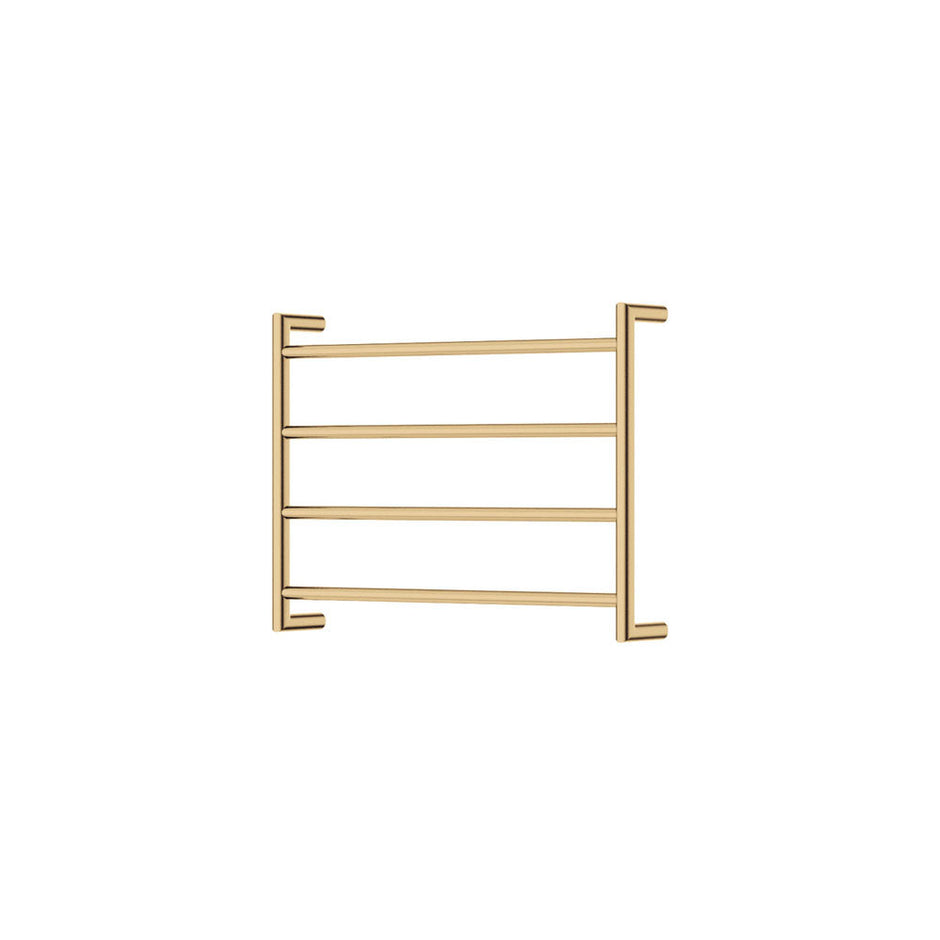Kaya Heated Towel Rail, 600 x 450mm in Urban Brass
