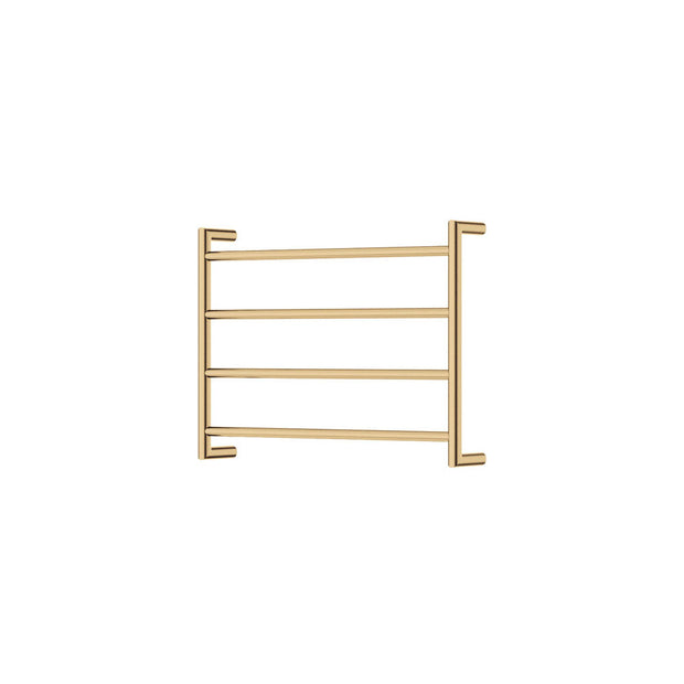Kaya Heated Towel Rail, 600 x 450mm in Urban Brass