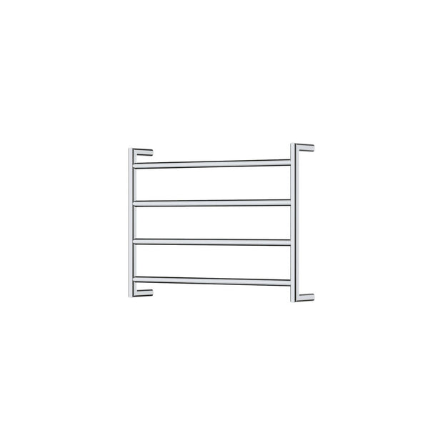Kaya Heated Towel Rail, 600 x 450mm in Chrome
