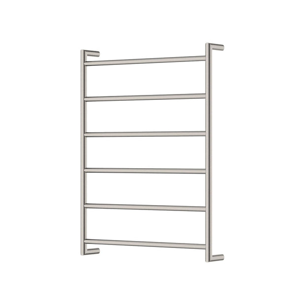 Kaya Heated Towel Rail, 600 x 800mm in Brushed Nickel