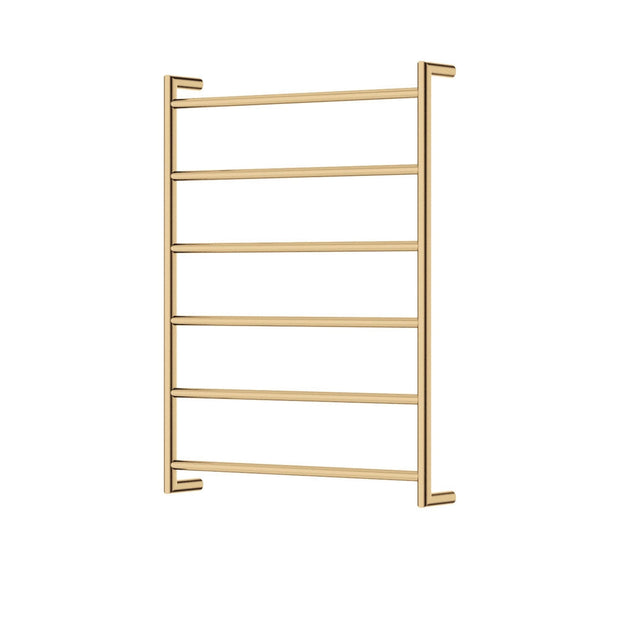 Kaya Heated Towel Rail, 600 x 800mm in Urban Brass