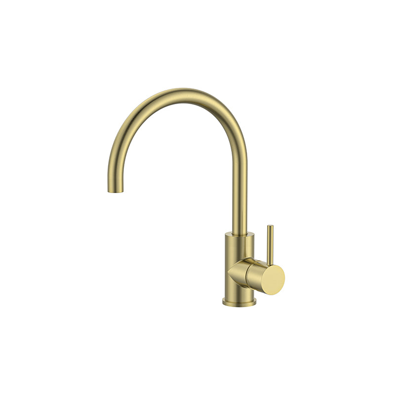 Zenmo Jess Swivel Sink Mixer in Brushed Brass