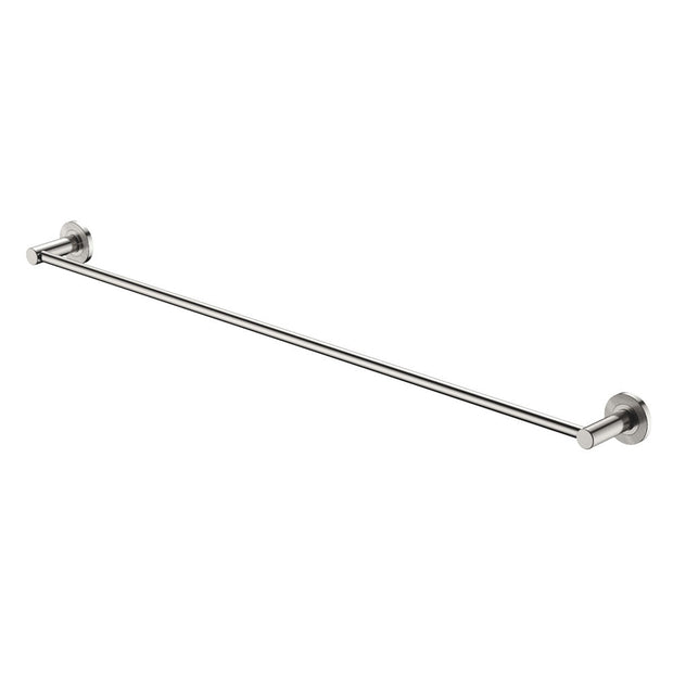 Axle 900mm Single Towel Rail in Brushed Nickel