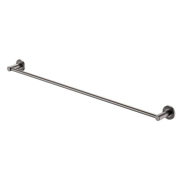 Axle 900mm Single Towel Rail in Gun Metal
