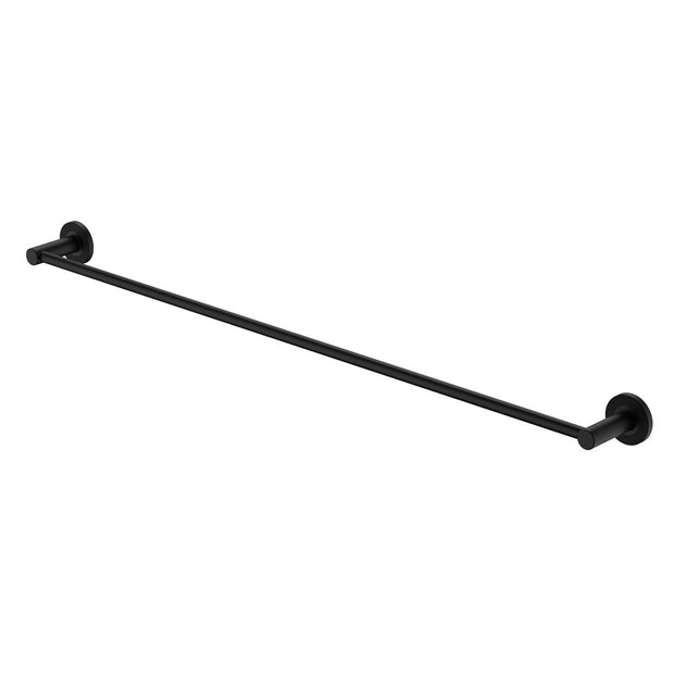 Axle 900mm Single Towel Rail in Matte Black