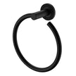 Axle Hand Towel Ring in Matte Black