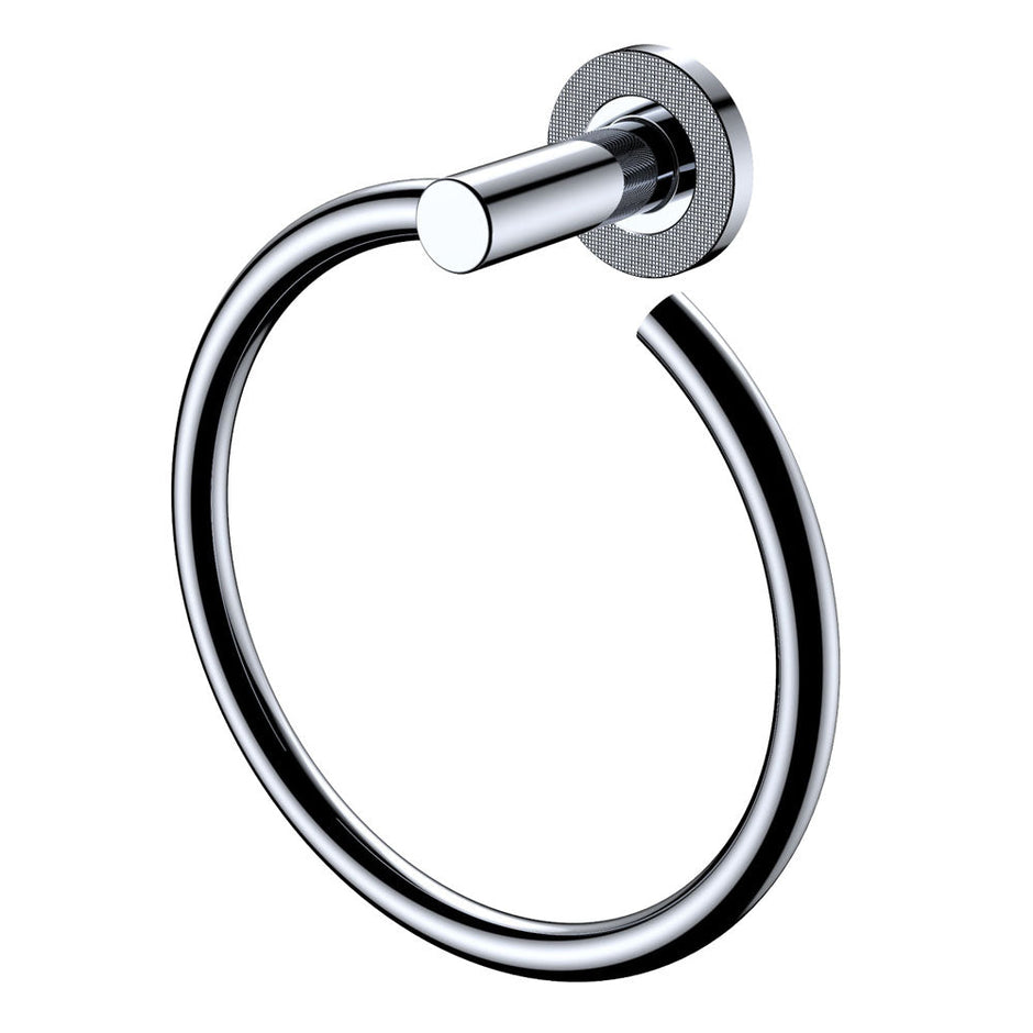 Axle Hand Towel Ring in Chrome