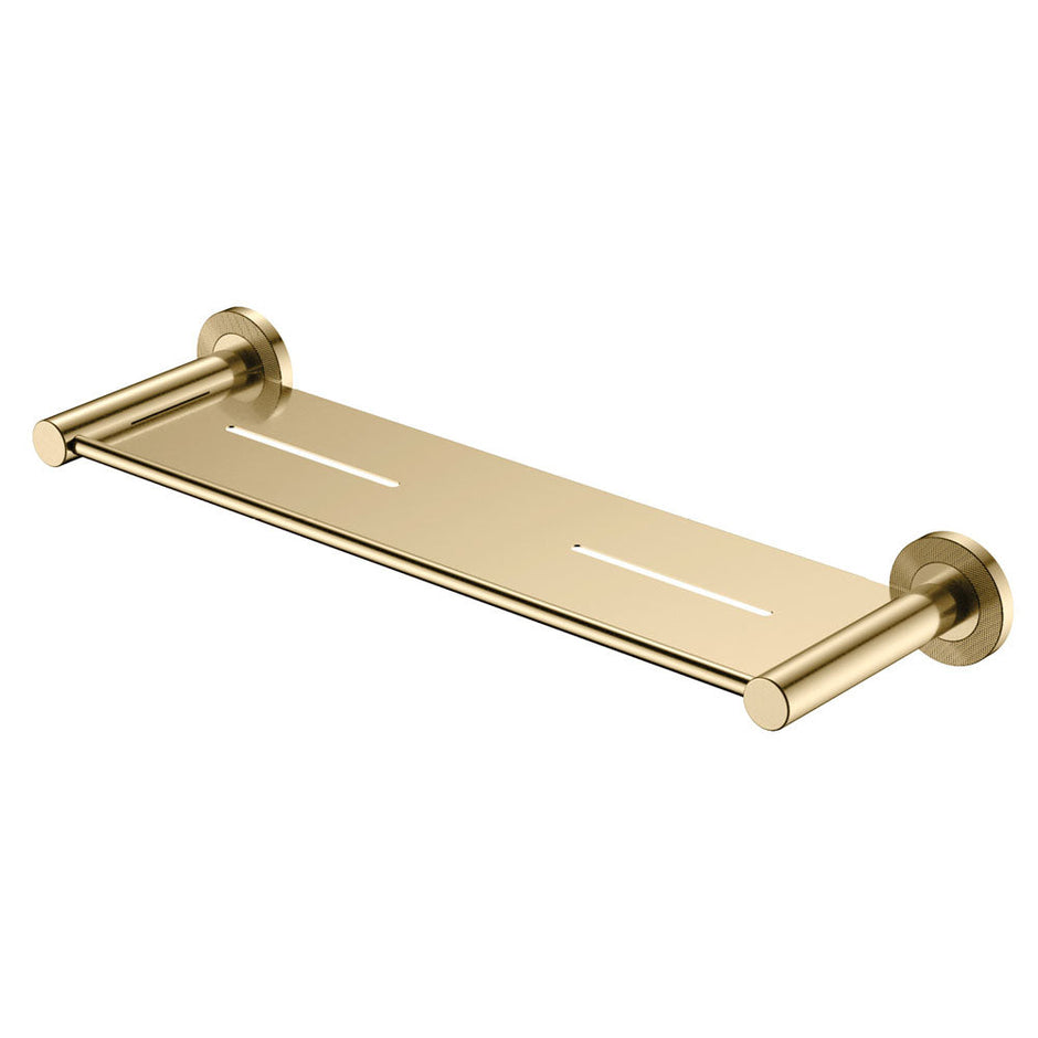 Axle Shower Shelf in Urban Brass