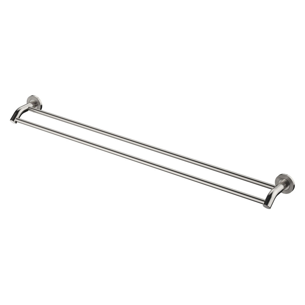 Axle 900mm Double Towel Rail in Brushed Nickel
