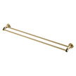 Axle 900mm Double Towel Rail in Urban Brass