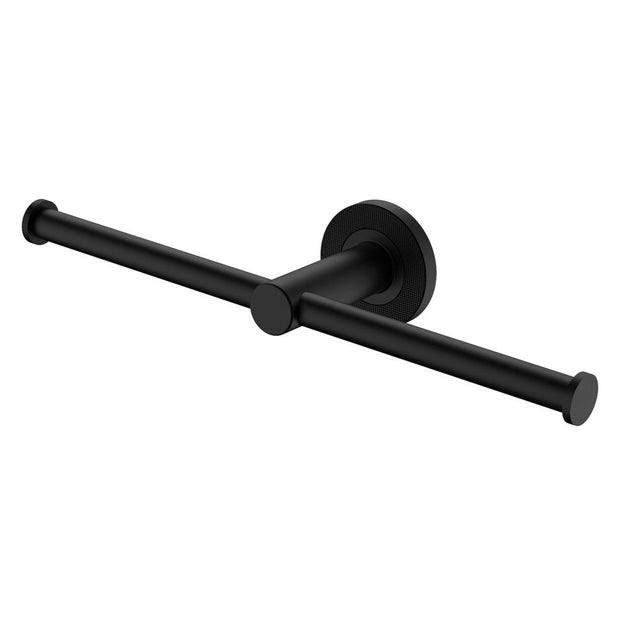 Axle Double Roll Holder in Matte Black