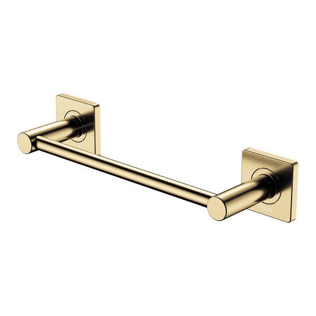 Sansa Single Towel Rail, 300mm in Urban Brass