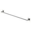 Sansa Single Towel Rail, 900mm in Brushed Nickel