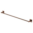 Sansa Single Towel Rail, 900mm in Brushed Copper