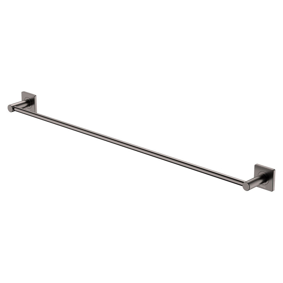 Sansa Single Towel Rail, 900mm in Gun Metal