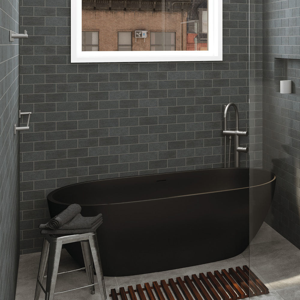 Sansa Single Towel Rail, 900mm