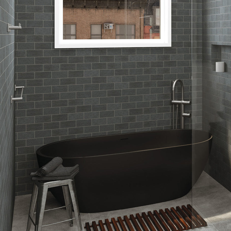 Sansa Single Towel Rail, 900mm