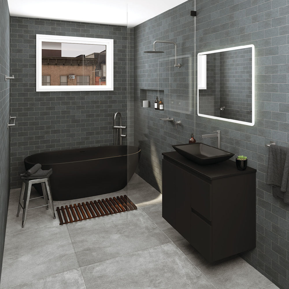 Sansa Single Towel Rail, 900mm