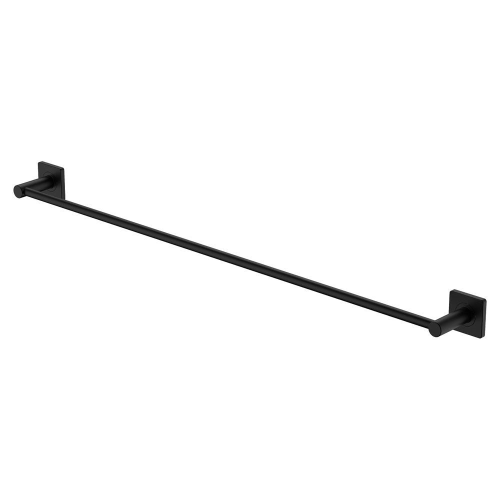 Sansa Single Towel Rail, 900mm in Matte Black