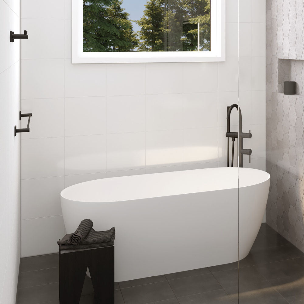 Sansa Single Towel Rail, 900mm