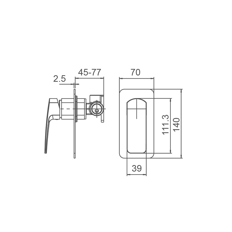Zenmo Bravo-II Shower Mixer