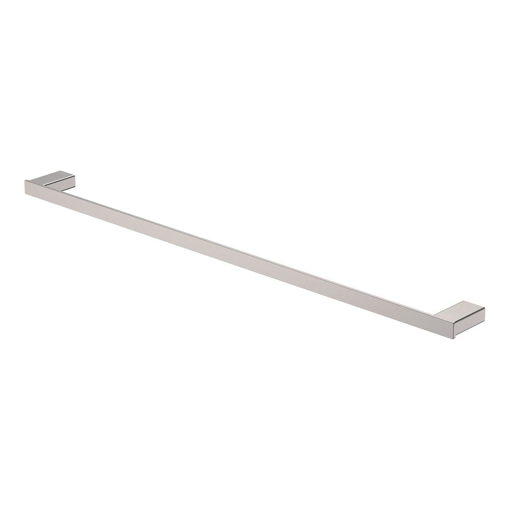 Tono Single Towel Rail, 810 mm in Brushed Nickel