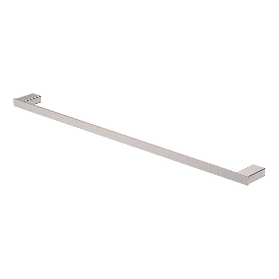 Tono Single Towel Rail, 810 mm in Brushed Nickel
