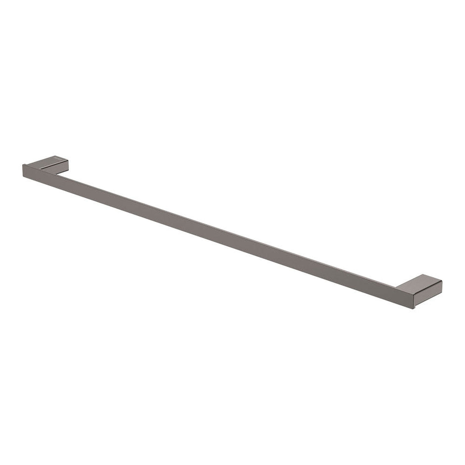 Tono Single Towel Rail, 810 mm in Gun Metal