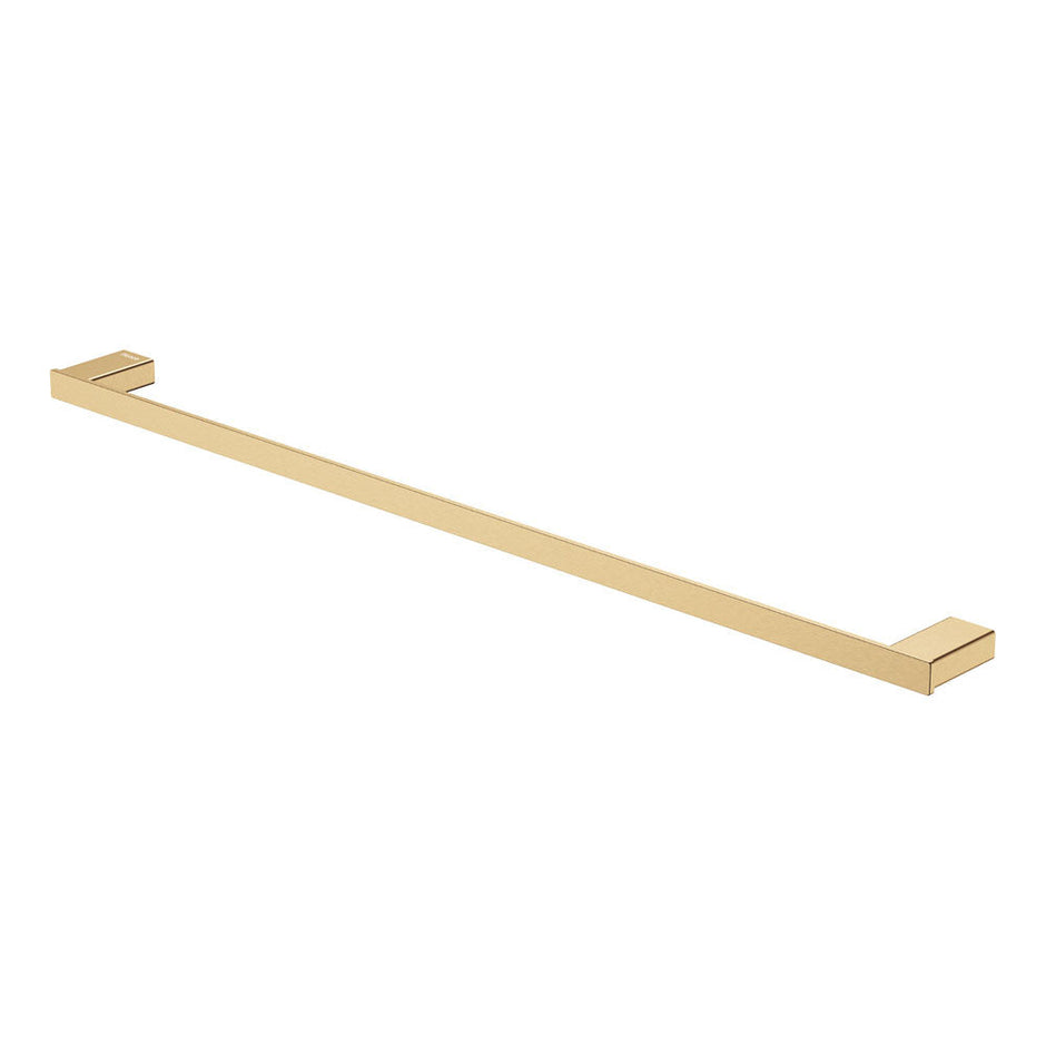 Tono Single Towel Rail, 810 mm in Urban Brass