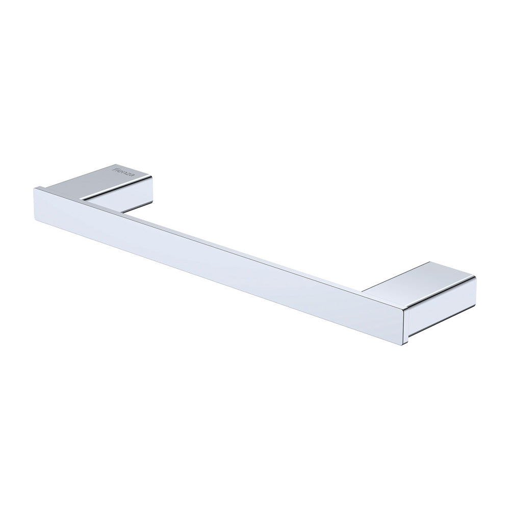 Tono Single Towel Rail, 300mm in Chrome
