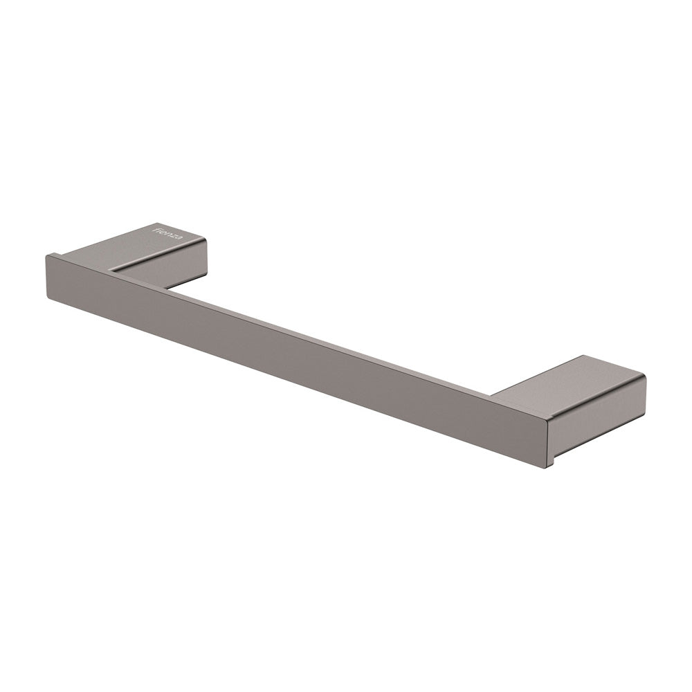 Tono Single Towel Rail, 300mm in Gun Metal