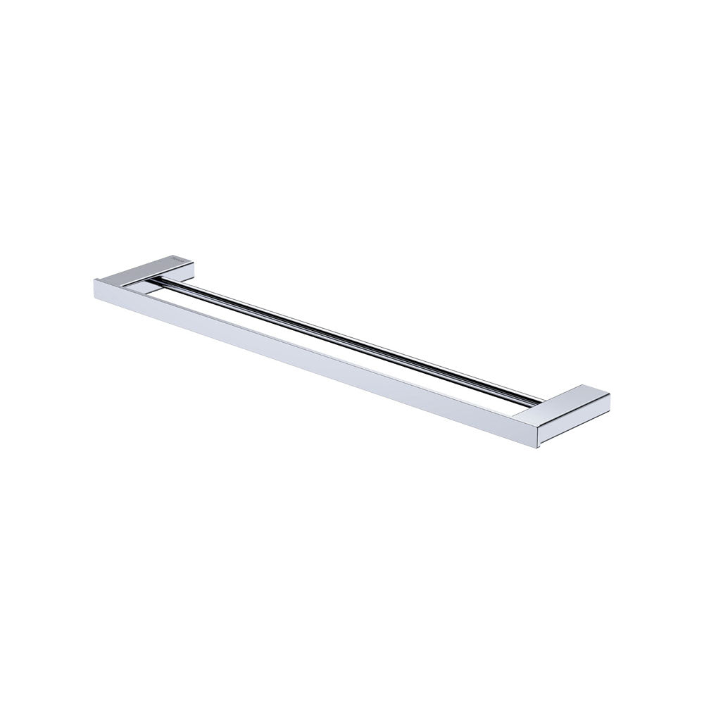 Tono Double Towel Rail, 610 mm in Chrome