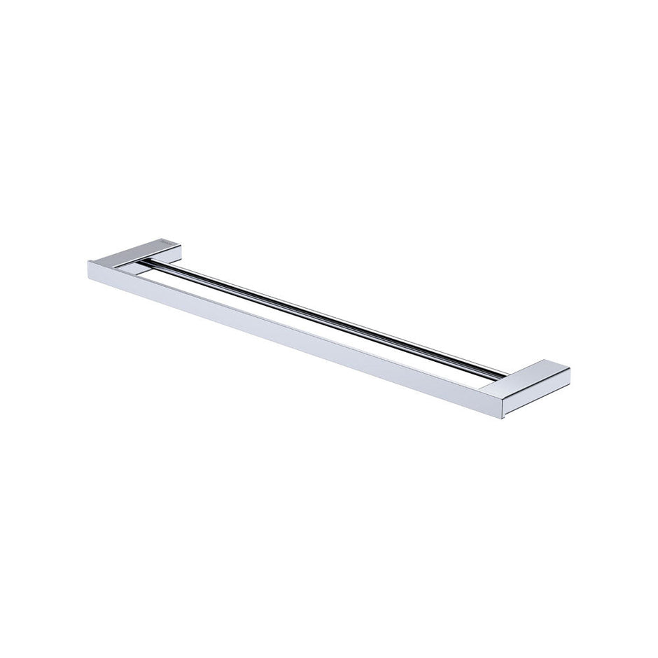 Tono Double Towel Rail, 610 mm in Chrome