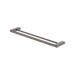 Tono Double Towel Rail, 610 mm in Gun Metal