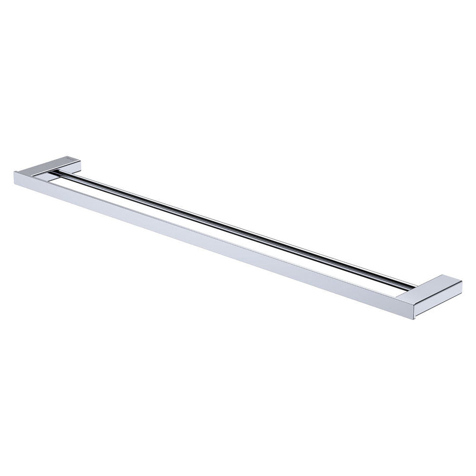 Tono Double Towel Rail, 810 mm in Chrome