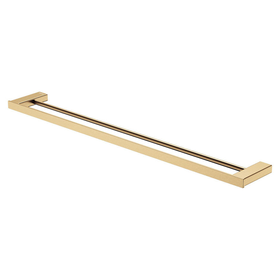 Tono Double Towel Rail, 810 mm in Urban Brass