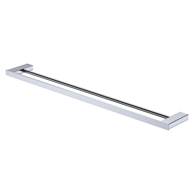 Tono Double Towel Rail, 810 mm in Chrome