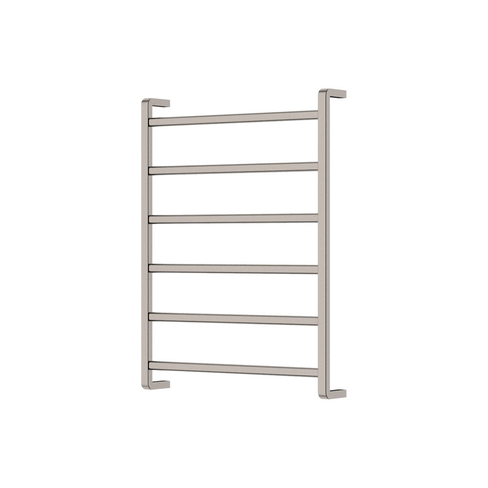 Tono Heated Towel Rail, 600 x 800mm in Brushed Nickel